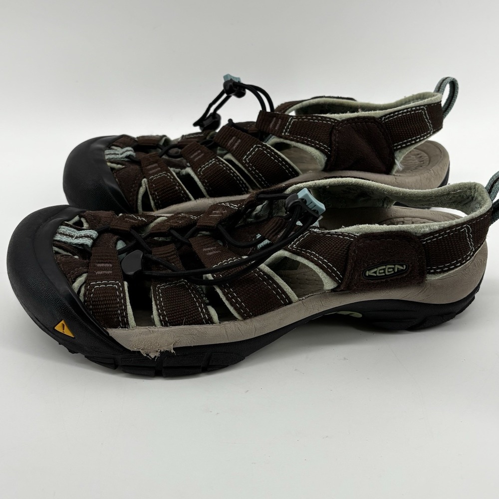 Keen Newport H2 Women's Sandals Brown Aqua Green Trail Fisherman Coastal 9M - Picture 4 of 7